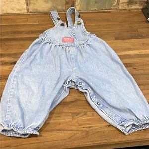 Vintage Oshkosh overalls/bubble romper 18m